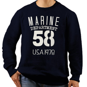 Jaket Sweater Marine Department  