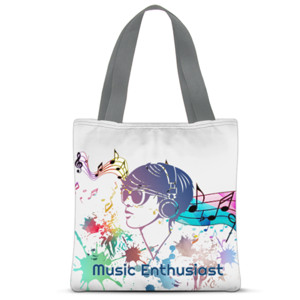 Tas Tote Fullprint Music Enthusiast vol 2