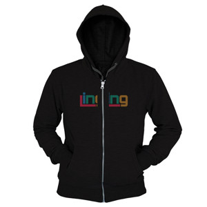 Hoodie Zipper LINGLING Rainbow
