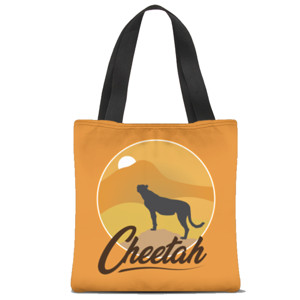 Tas Tote Fullprint Cheetah