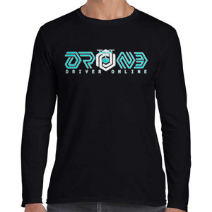 Kaos DRONE t-shirt lengan panjang / big logo