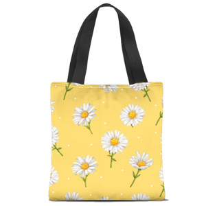 Tas Tote Fullprint Bunga