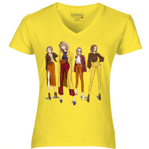 Kaos Kaos Beautiful Ladies - Kaos Wanita Cantik