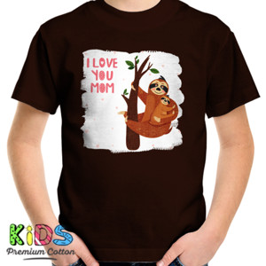 Kaos Kaos anak I love you Mom - Kaos Anak Bergambar
