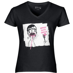 Kaos KAOS HUMAN EAT HUMAN