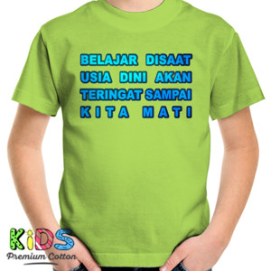 Kaos belajar saat usia dini