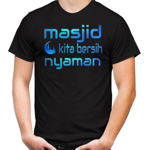 Kaos masjid kita bersih 