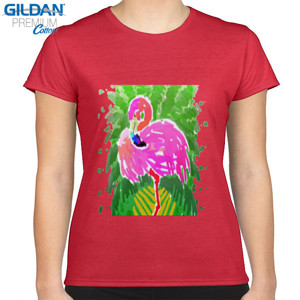 Kaos flamingo tropical