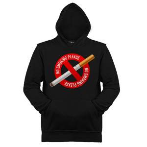 Jaket Hoodie No Smoking Please
