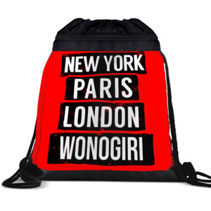 Tas Serut NEW YORK PARIS LONDON + KOTA ANDA