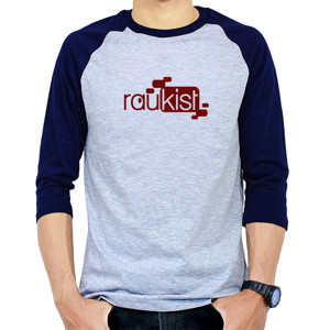Kaos Raglan Raukist-Kaos keren dan santai