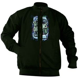 Jaket Bomber Typography 080