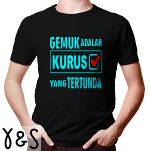 Kaos Ukuran Besar Gemuk Kurus Tertunda
