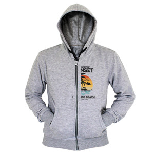 Hoodie Zipper The spirit of Sunset