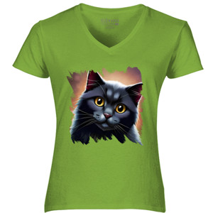 Kaos Siapa bilang kucing hitam seram? 