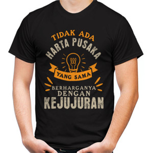 Kaos Tak ada harta pusaka yang sama berharganya