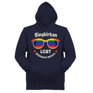 Jaket Hoodie Singkirkan LGBT