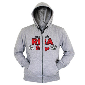 Hoodie Zipper Riba ga bahaya ta 