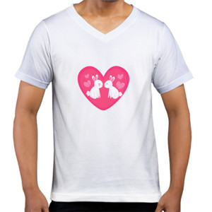 Kaos  Kaos Wanita Cute Animal Couple 03