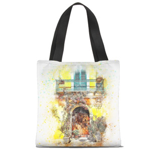 Tas Tote Fullprint Pintu rumahku 