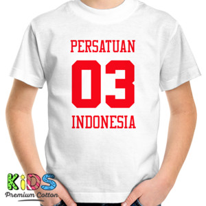 Kaos 03 PERSATUAN INDONESIA -red text