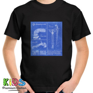 Kaos Keris Bugis Makassar - Blue Print