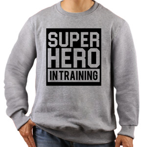 Jaket Sweater SUPERHERO IN TRAINING 2