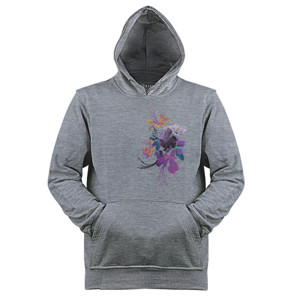 Jaket Hoodie Violet Bloom