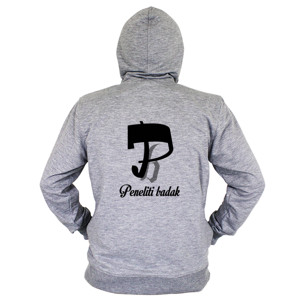 Hoodie Zipper Peneliti badak