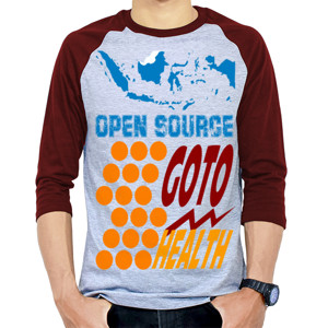 Kaos Raglan Indonesia Open Source