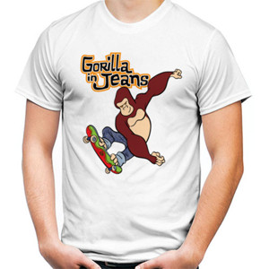 Kaos Gorilla in Jeans Tee 03
