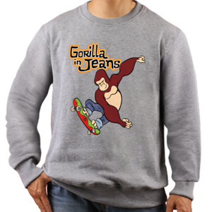 Jaket Sweater Gorilla in Jeans Tee 03