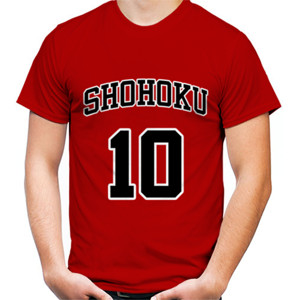Kaos Kaos Shohoku Sakuragi 10 Merah