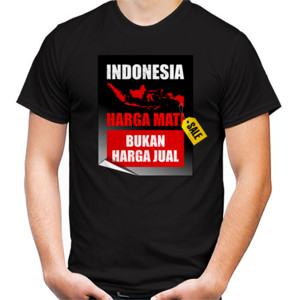 Kaos INDONESIA HARGA MATI