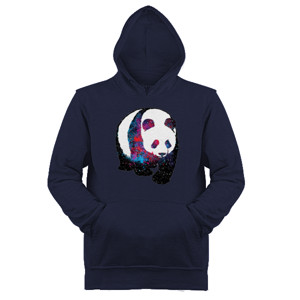 Jaket Hoodie Panda galaxy space