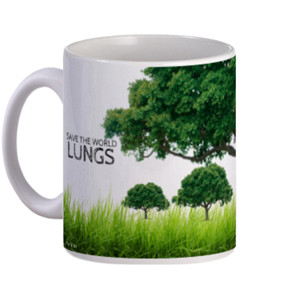 Mug Save The World Lungs By:Minimo