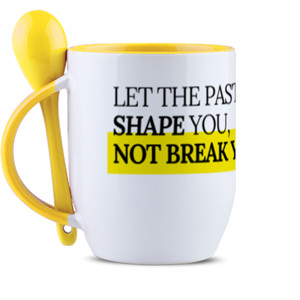Mug Sendok Violet Evergarden - Let The Past Shape You...