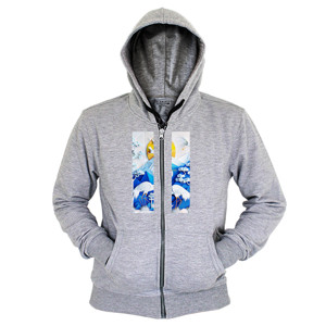 Hoodie Zipper Angsa Twin