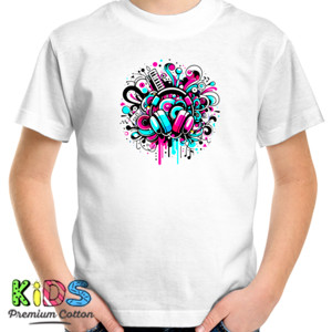 Kaos Premium - Seni Graffiti Musik #001
