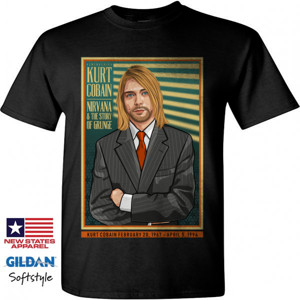 Kaos Kurt Cobain Nirvana