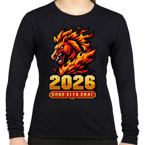 Kaos Kaos Imlek 2026 Naga Api – Gong Xi Fa Chai Unisex