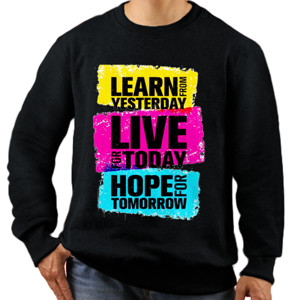 Jaket Sweater Learn From Yesterday