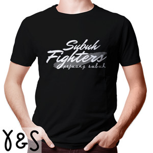 Kaos Subuh fighter (warna gelap)