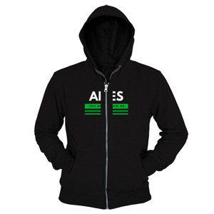 Hoodie Zipper Aries T-shirt