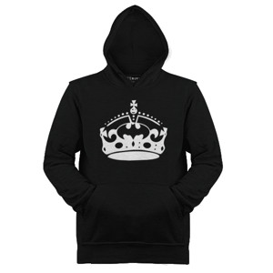 Jaket Hoodie Kaos distro laki laki gambar mahkota 