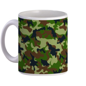 Mug Mug Tentara Army Hijau