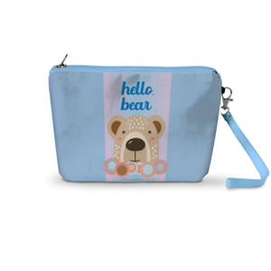 Pouch Trapesium Hello, Bear