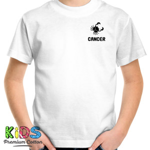 Kaos Zodiak Cancer Logo - Black Exclusive