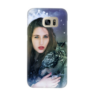 Beautiful Girl with Her Owl Mobile Phone Casing Casing HP