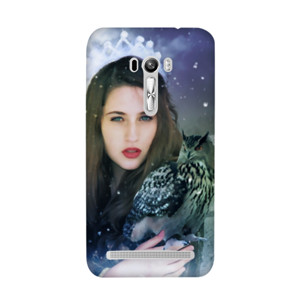 Beautiful Girl with Her Owl Mobile Phone Casing Casing HP